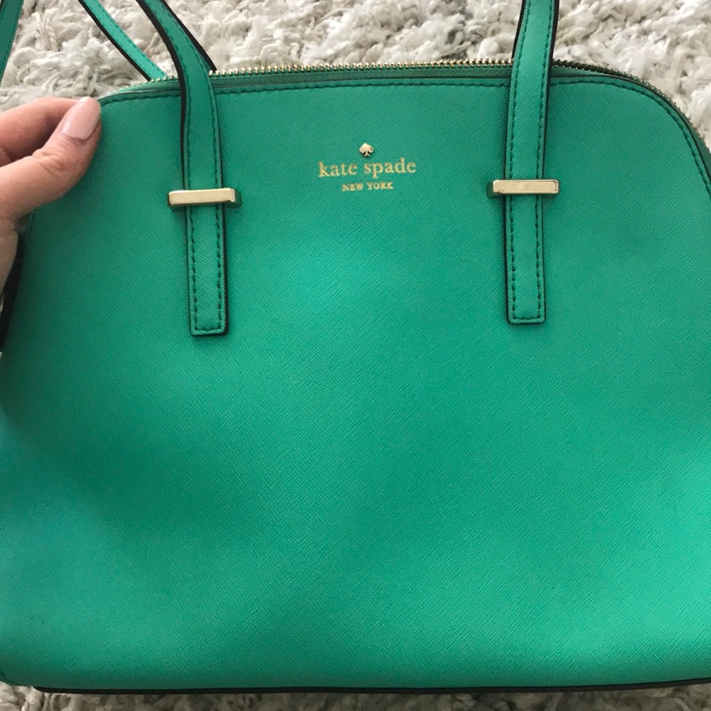 Kate Spade Turquoise bag with strap
